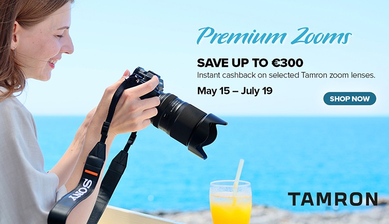 Tamron tilbyder en instant cashback p&aring; udvalgte zoom-objektiver.