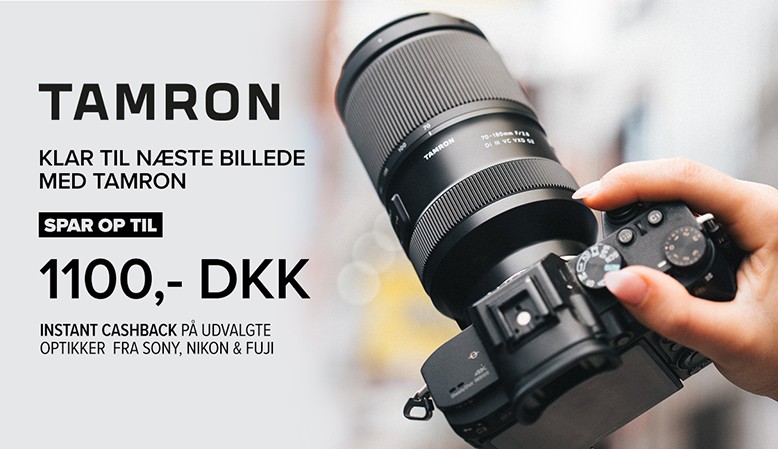 Tamron tilbyder en instant cashback på udvalgte objektiver