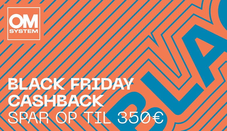 OM System tilbyder en Black Friday Cashback på udvalgte produkter.