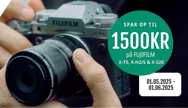 Fujifilm tilbyder en kontant rabat på udvalgte kameraer i X-serien samt på XF-objektiver.