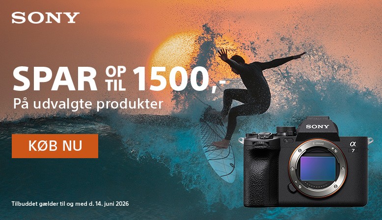 Sony tilbyder en kontant rabat p&aring; udvalgte produkter.