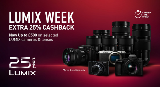 Panasonic Lumix 25% ekstra cashback