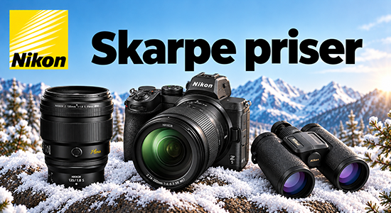 Skarpe priser på Nikon